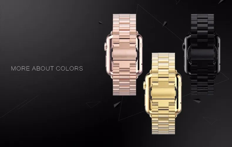 Stainless Steel Strap For Apple Watch - Premium Apple Watch Accessories from Dressmycell.com - Just $19! Shop now at Dressmycell.com Stainless Steel Strap For Apple Watch - Premium Apple Watch Accessories from Dressmycell.com - Just $19! Shop now at Dressmycell.com